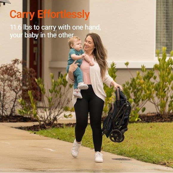 Mamazing 11.6 lb Ultra Air Lightweight Foldable Carbon Fiber Travel Stroller - Picture 13 of 16